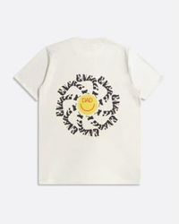 Far Afield - Faxnfh007 camiseta con estampado gráfico smiley dad energy en blanco - Lyst