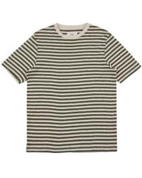 Folk - Classic Stripe T-shirt / Ecru - Lyst