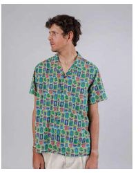 Brava Fabrics - Aloha hemd jaws grün - Lyst