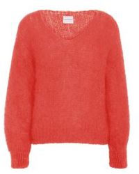 American Dreams - Milana Mohair Knit Size Small / Red - Lyst