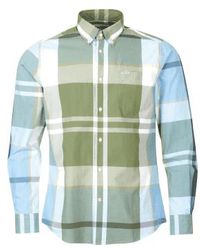Barbour - Harris Tailored Shirt Washed Olive S - Lyst