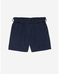 Rails - Monte relaxed shorts mit elastischer taille, größe: l, farbe: marineblau - Lyst