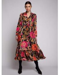 Vilagallo - Theresa Floral Printed Maxi Dress 38 - Lyst