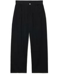 PARTIMENTO - Section courbe large pantalon chino en noir - Lyst