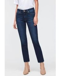 7 For All Mankind - Luxe Vintage Charisma Roxanne Ankle Jeans 26 - Lyst