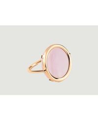 Ginette NY - Gold Mother Of Pearl Disc Ring 52 - Lyst