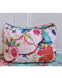 Powell Craft - Sac lavage à fleurs exotiques roses - Lyst