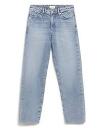 ARMEDANGELS - Mid Straight Fit Waist Fjellaa Cropped Jeans 28/34 - Lyst
