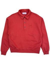 Fresh - Mike Cotton Polo Sweatshirt - Lyst