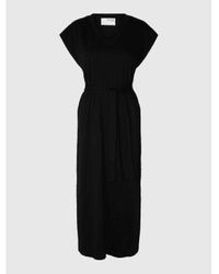 SELECTED - Essential V-neck Ankle Dress Xs - Lyst