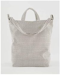 BAGGU - Duck Bag Zip Grid Cotton - Lyst