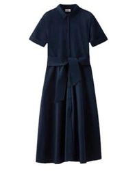 Woolrich - Belted Poplin Dress Melton Xs - Lyst