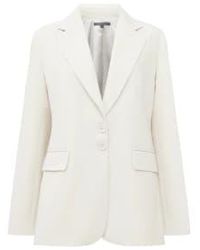French Connection - Everly Suiting Blazer Or Oyster - Lyst