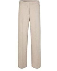 Second Female - Saru Straight Trousers Polyester - Lyst