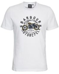 Barbour - International Spirit Graphic T-shirt Whisper S - Lyst