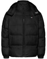 Tommy Hilfiger Tommy Jeans Essential Poly Chaqueta - Negro