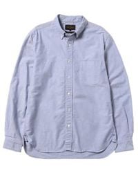 Beams Plus - B.d. camisa oxford azul - Lyst