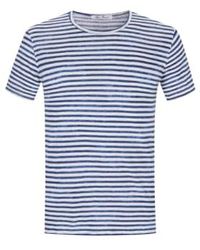 STEFAN BRANDT - Maltino Stripe Elias Lino T Shirt M - Lyst