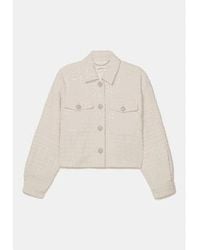 Marella - Taille la veste en laine sotta: 12, col: blanc - Lyst