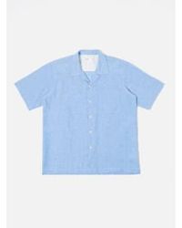 Universal Works - Chemise camp shirt linen cotton shirting - Lyst