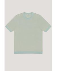 Circolo 1901 - Fancy Knit 2-tone T-shirt - Lyst