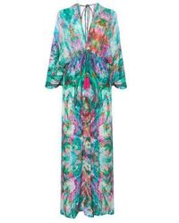 Sophia Alexia - Liquid Rainbow Capri Kimono Dress S/m - Lyst