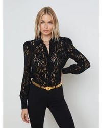 L'Agence - Lagence Jenica Lace Blouse - Lyst
