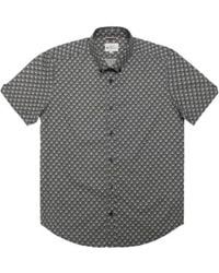 Ben Sherman - Block Geo Print Short Sleeve Shirt M - Lyst