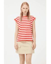 Compañía Fantástica - Striped Short Sleeve T-shirt Xs - Lyst