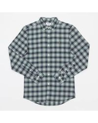 Farah - Fraser Long Sleeve Check Shirt In And Yellow - Lyst