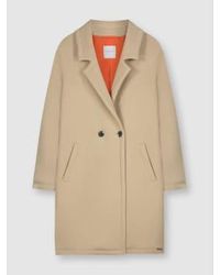 Rino & Pelle - Rino And Warm Sand Danja Double Breasted Coat - Lyst