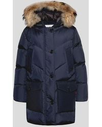 Woolrich Arctic Parka DF Melton Bleu - Noir