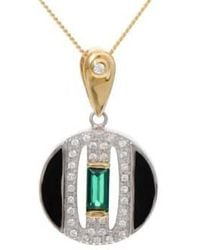 V By Laura Vann - Daphne Circle Necklace - Lyst