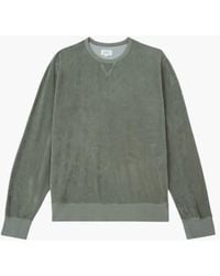 Hartford - Militärgrüne baumwolle terry sweatshirt - Lyst