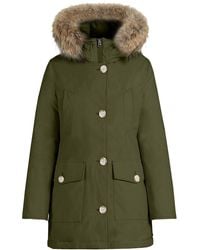Woolrich Parka arctique col vert pour femmes, col montant