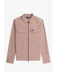 Fred Perry - Zip -overshirt - Lyst