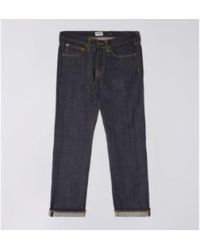 Edwin - Ed-47 Listed Selvage Denim Blue Unwashed 30r - Lyst