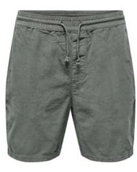 Only & Sons - Alfi Relax Cord Shorts - Lyst