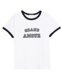 Grace & Mila - Grace And Mila Grace Et Mila Tee Shirt Ecru Grand Amour - Lyst