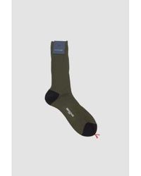 Bresciani - Cotton Short Socks Militare/ M - Lyst