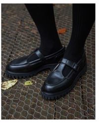 Beaumont Organic - Zapato mary jane negro con hebilla ashford aw23 - Lyst
