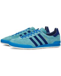 adidas jeans blue suede