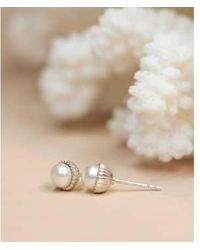 Zoe & Morgan - Pearl Earrings - Lyst