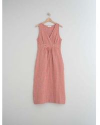 indi & cold - Crossover Linen Dress - Lyst