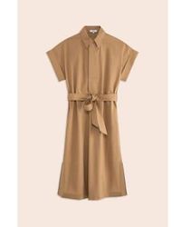 Suncoo - Camel Clodie Midi Dress 1 / - Lyst