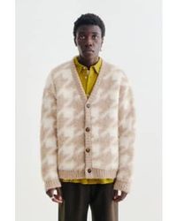 A Kind Of Guise - Polar Knit Cardigan Oyster Houndstooth S - Lyst
