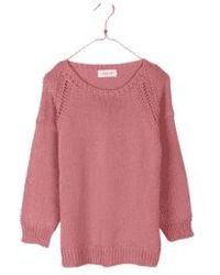 indi & cold - Pullover aus recycelten fasern in rosa - Lyst