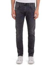 Replay - Hyperflex Re-used Anbass Slim Tapered Jeans - Lyst