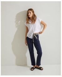 Yerse - Cotton Jersey Trousers- Navy Xs - Lyst