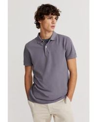 Ecoalf - Ted Slim Fit Blue Polo - Lyst